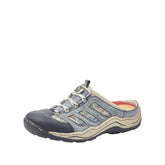 Rieker Women's L0555-16 Clogs, Blau (Pazifik/Atlantic/Kornblume 16), 8 UK